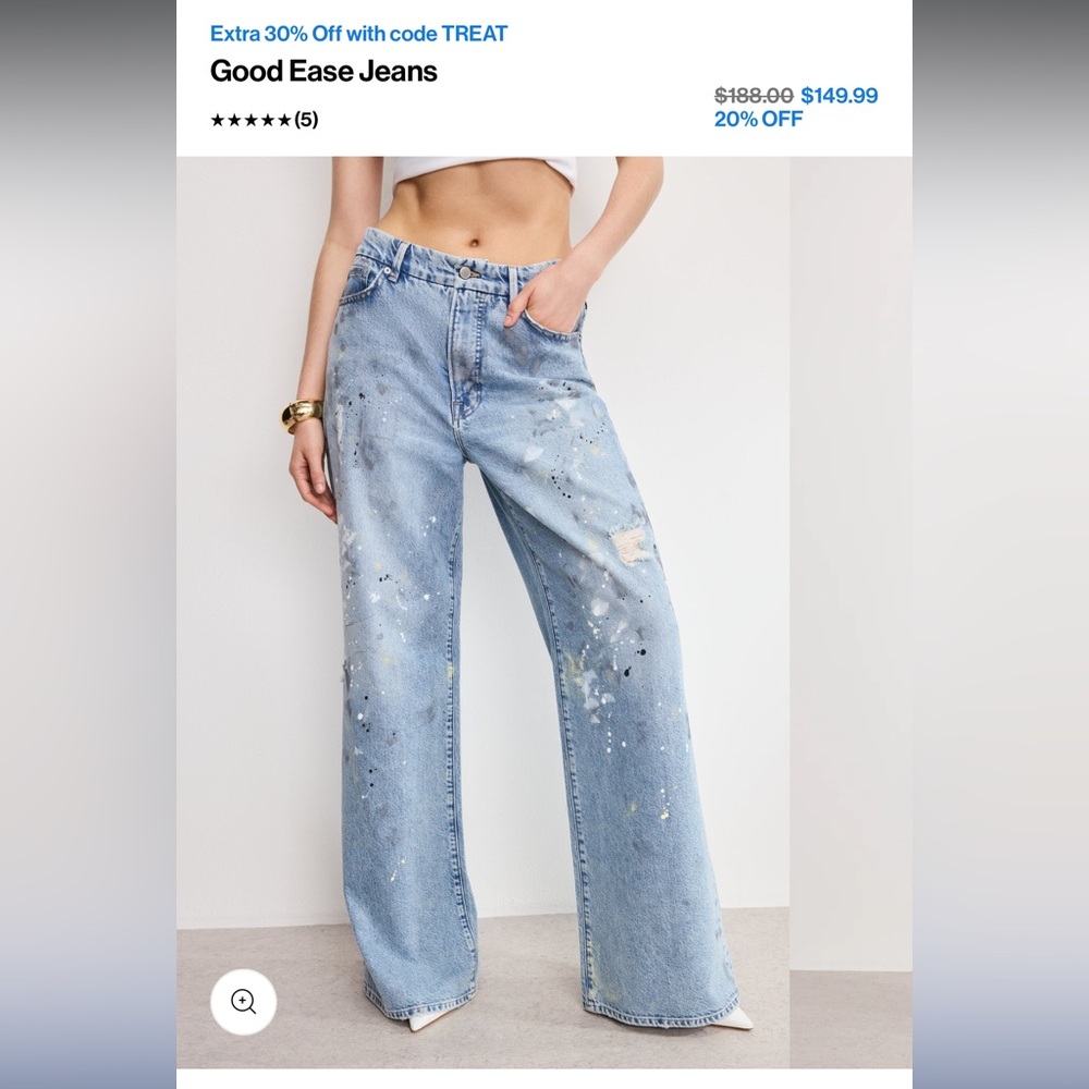 Good American Good Ease Women's Jeans